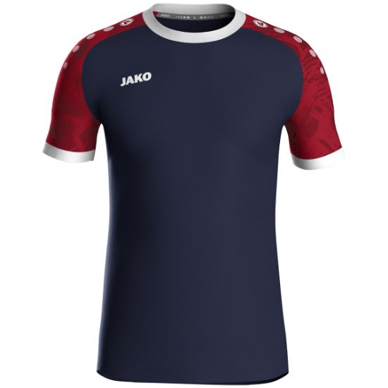 Afbeeldingen van Shirt Iconic KM navy/chillrood